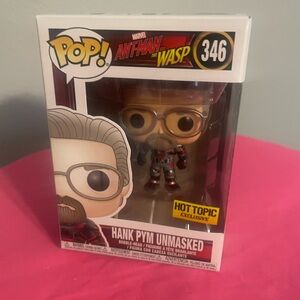 Marvel Hank Pym Unmasked Funko Pop Bobblehead #346 NWOT